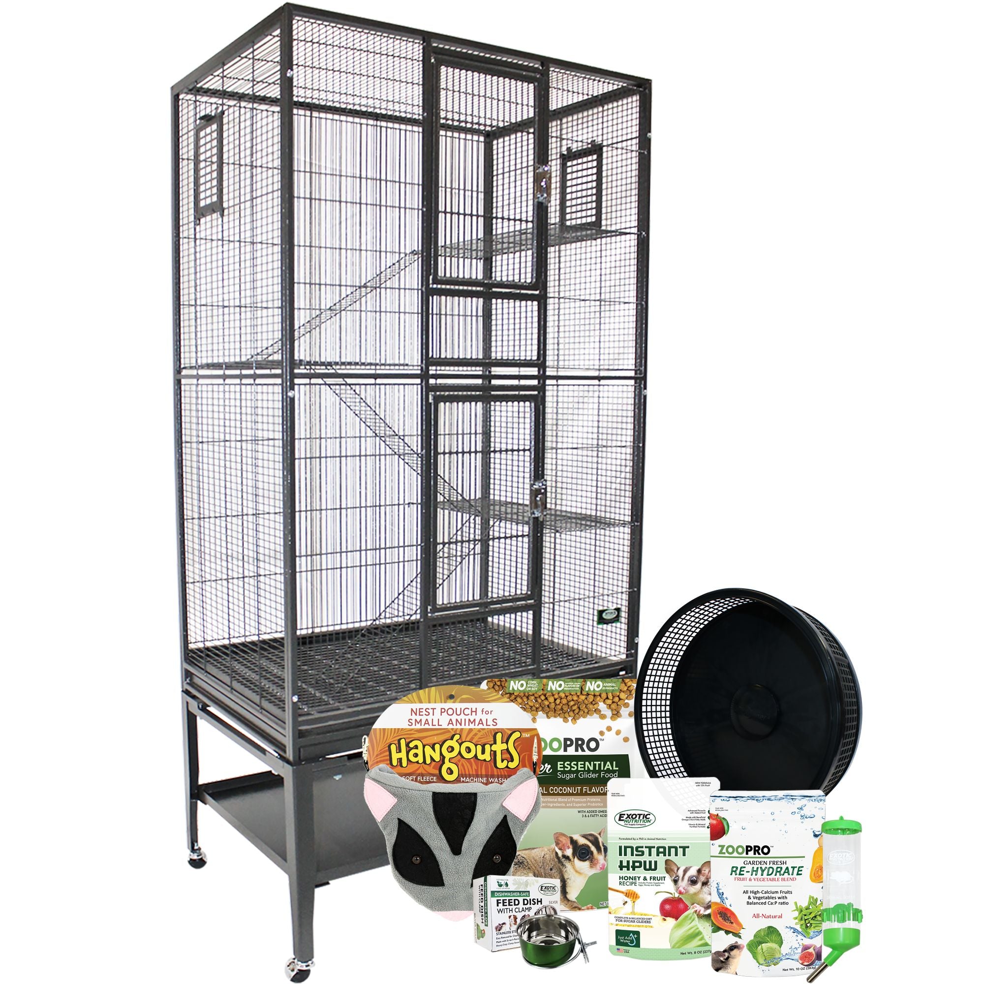 ケージ・アクセサリー EXOTIC NUTRITION Sugar Glider Cage Congo Cage