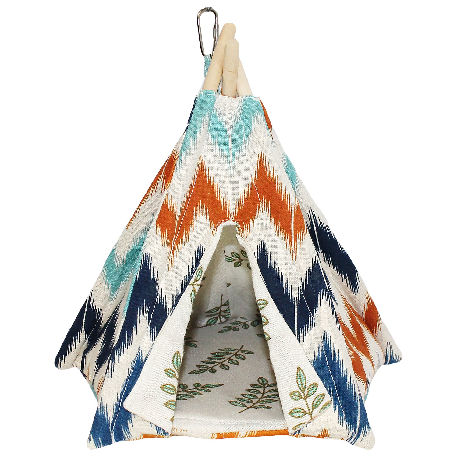 Teepee Tent - Small Animal Bed - Hamster, Sugar Gliders, Hedgehogs, Guinea Pigs, Gerbils, Rats, Degus & More
