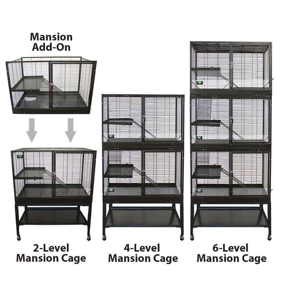 Merlin Cage 6-Level Mansion Cage