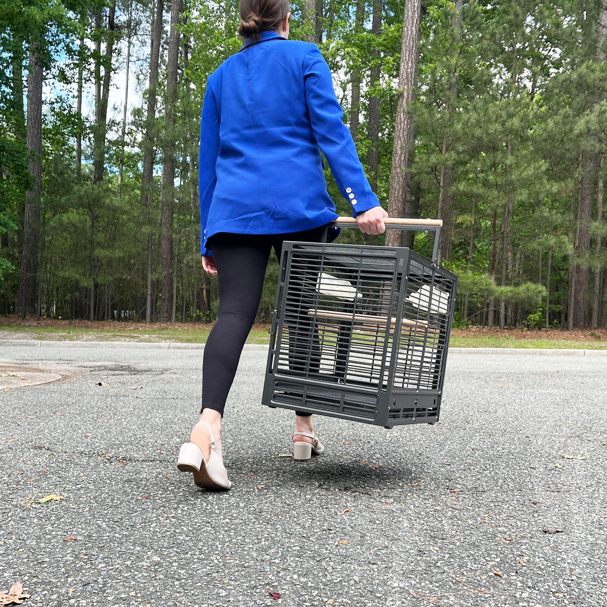 ZooPro Pet Travel Cage For Birds & Small Animals Sturdy & Safe